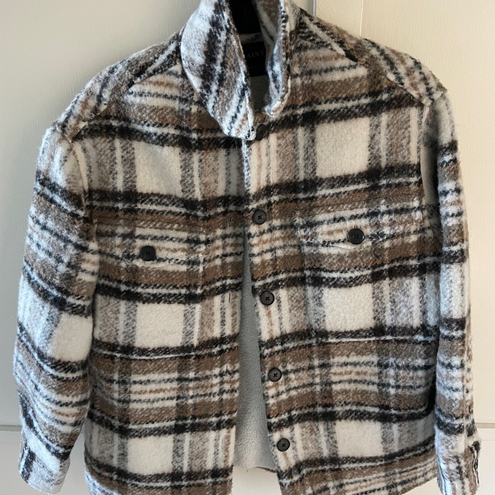 Allsaints Plaid Shirt Jacket